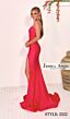 Jessica Angel 2522 High Slit Strapless Sweetheart Neckline Dress