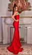 Jessica Angel 2593 High Slit Strapless Sweetheart Corset Dress