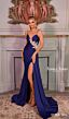 Jessica Angel 2619 Side Tail Plunging Neckline Dress