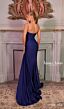 Jessica Angel 2619 Side Tail Plunging Neckline Dress