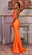 Jessica Angel 2623 Plunging Back Empire Waist Dress
