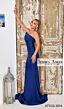 Jessica Angel 2634 Asymmetrical Neckline Pleated Strapless Dress