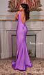 Jessica Angel 2641 Plunging Back High Slit V-Neck Dress