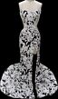 Ava Presley 40077 Side Cutout Strapless Sequin Dress