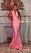 Jessica Angel 378 Bare Back Plunging Halter Dress