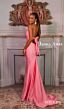 Jessica Angel 378 Bare Back Plunging Halter Dress