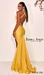 Jessica Angel 2511 Strappy Back High Slit Dress