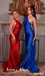 Jessica Angel 2576 Ruched One Shoulder with Streamer Dress