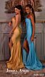 Jessica Angel 2614 High Slit Strapless Cutout Corset Dress