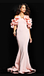 Jovani 24280 Bow Sleeve Off The Shoulder Dress