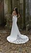 Mori Lee 4154 Phoebe Spaghetti Strap Cutaway Train Wedding Dress