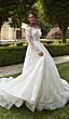 Mori Lee 2601 Penelope Scallop Off-The-Shoulder Neck Wedding Dress