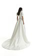 Mori Lee 30171 Naima Puff Sleeve Pleated Skirt Bridal Gown