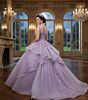 Jovani Q43810 Layered Skirt Lace-Up Back Quinceanera Dress