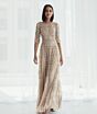 Mac Duggal 10115 Jewel Illusion Neckline Rhinestone-Embellished Dress
