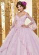 Mori Lee 89228 Bell Sleeves Quince Dress