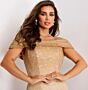 Jovani 44417 Off The Shoulder Floral Dress
