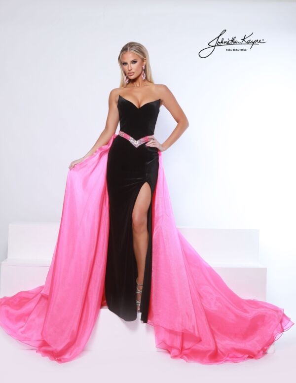 Black-Hot Pink