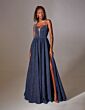 Aerie Couture 201 Corset Bodice Plunging Neckline Dress