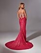 Aerie Couture 207 Strappy Back Beaded Dress