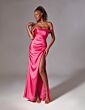 Aerie Couture 211 Slit Skirt Off The Shoulder Dress