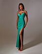 Aerie Couture 231 Side Slit Beaded Strap Dress