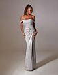 Aerie Couture 254 Off The Shoulder Beaded Dress