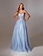 Aerie Couture 266 Illusion Corset Bodice Lace-Up Dress