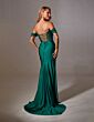 Aerie Couture 277 Drape Skirt Off The Shoulder Dress