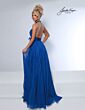 Johnathan Kayne 3161 Slit Skirt Halter Neck Dress