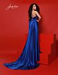 Johnathan Kayne 3195 Ruched Waist One Shoulder Dress