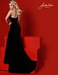 Johnathan Kayne 2733 Strapless Slit Skirt Dress