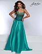 Johnathan Kayne 2812 Strapless Drop Waist Beaded Dress