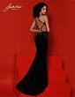 Johnathan Kayne 2816 Halter Neckline Exposed Back Dress