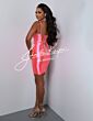 Johnathan Kayne 2875S Laced-Up Back Hot Fix Dress