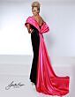 Johnathan Kayne 2913 Panel Train Off The Shoulder Dress