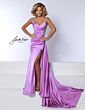 Johnathan Kayne 2934 Illusion Back Long Overskirt Dress