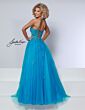 Johnathan Kayne 3019 Detached Sleeves Floral Appliques Dress