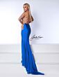 Johnathan Kayne 3029 Side Slit Exposed Back Dress