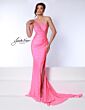 Johnathan Kayne 3029 Side Slit Exposed Back Dress