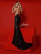 Johnathan Kayne 3034 Sheer Sides Strappy Back Dress