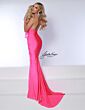 Johnathan Kayne 3043 One Shoulder Ruched Backless Dress