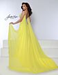 Johnathan Kayne 3048 Double Cape Train Beaded Bodice Dress