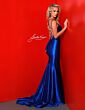 Johnathan Kayne 3070 Strappy Back Side Slit Dress