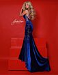 Johnathan Kayne 3071 Plunging Neckline Embellished Dress