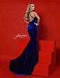 Johnathan Kayne 3095 Detached Sleeves Criss Cross Back Dress