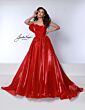 Johnathan Kayne 3102 Basque Waist Strapless Dress