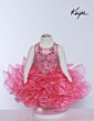 Sugar Kayne C230 Keyhole Back Sleeveless Ruffle Dress