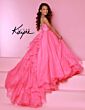 Johnathan Kayne C143 Ruffle Hem Beaded Halter Neck Dress