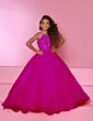Johnathan Kayne C143 Ruffle Hem Beaded Halter Neck Dress